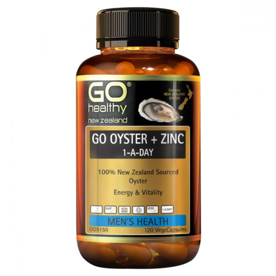 GO Healthy GO Oyster + Zinc 1-A-Day 120 Capsules