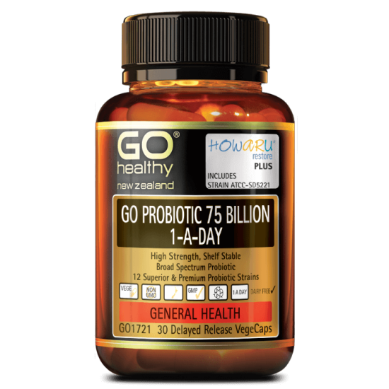 GO Healthy GO Probiotic 75 Billion 30 Capsules