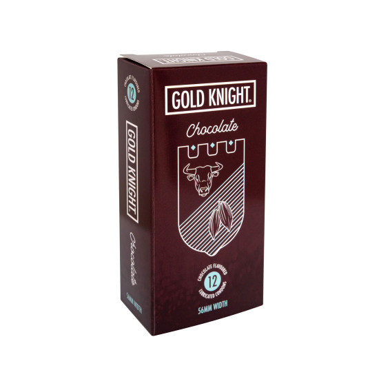 Gold Knight Condoms Chocolate