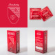 Gold Knight Condoms Strawberry Flavoured 56mm Width (144 in total)