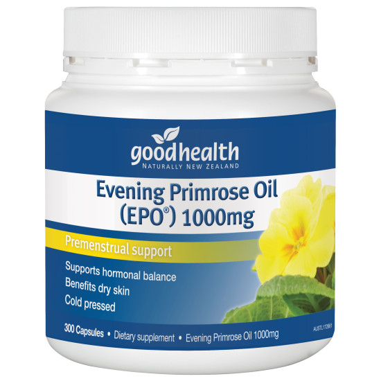 Good Health Evening Primrose Oil 1000mg EPO 300 Capsules