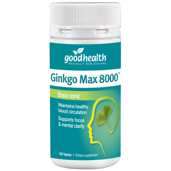 Good Health Ginkgo Max 8000 120 Tablets 