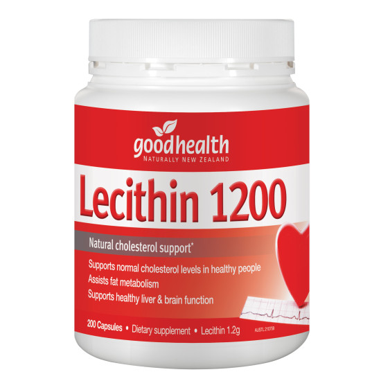 Good Health Lecithin 1200mg 200 Capsules 