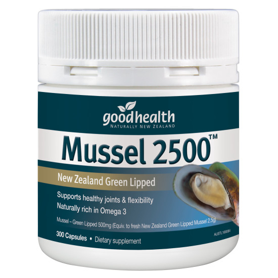 Good Health Mussel 2500mg 300 Capsules 