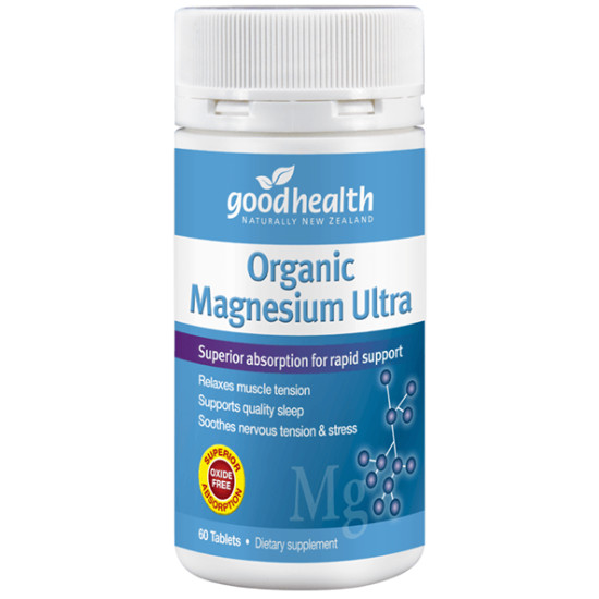 Good Health Organic Magnesium Ultra 60 Tablets