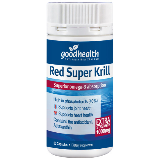 Good Health Red Super Krill 1000mg 60 Capsules