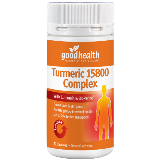 Good Health Turmeric 15800 Complex 60 Capsules 