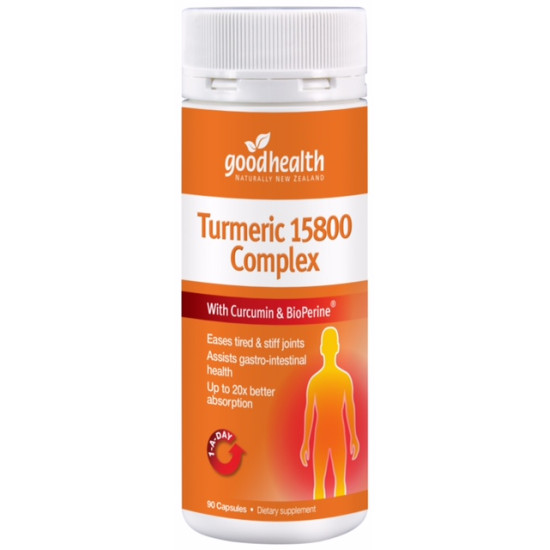 Good Health Turmeric 15800 Complex 90 Capsules