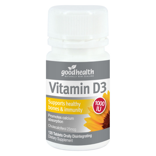 Good Health Vitamin D3 Micro-lingual 120 Tablets