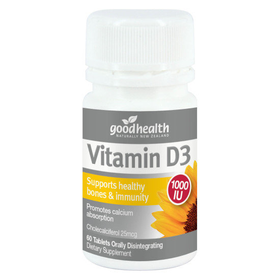 Good Health Vitamin D3 Micro-lingual 60 Tablets