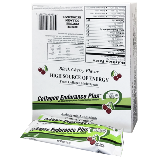 Great Lakes Gelatin Collagen Endurance Plus Box of 10 Sticks