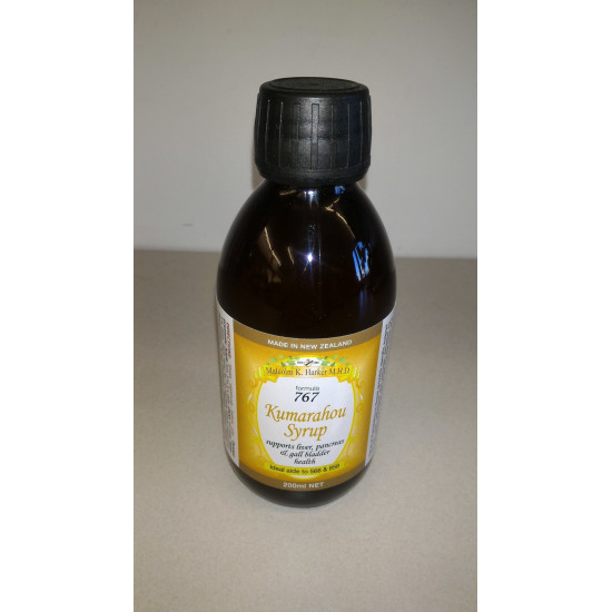 Harker Herbals Kumarahou Syrup Liver Pancreas, Gall Bladder Health 200ml