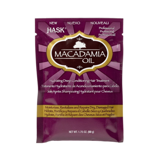 Hask Macadamia Oil Moisturizing Sachet 50g