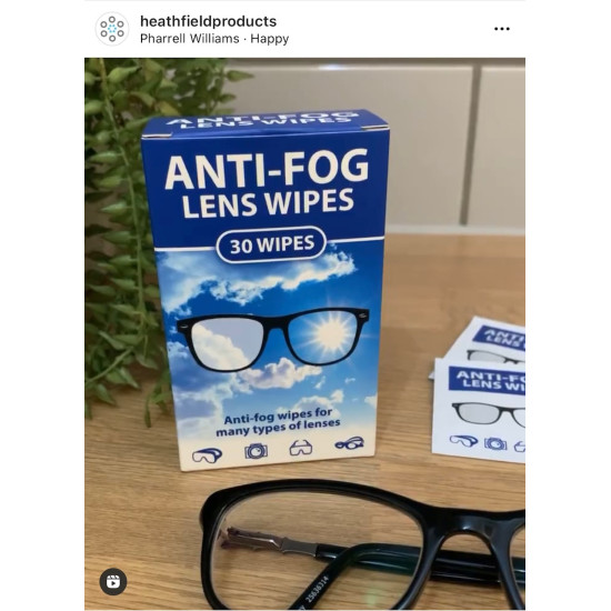 Anti Fog Lens Wipes