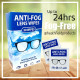 Anti Fog Lens Wipes