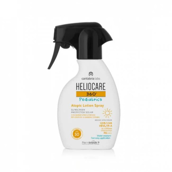 Heliocare 360° Pediatrics Sunscreen - Atopic Lotion Spray SPF50