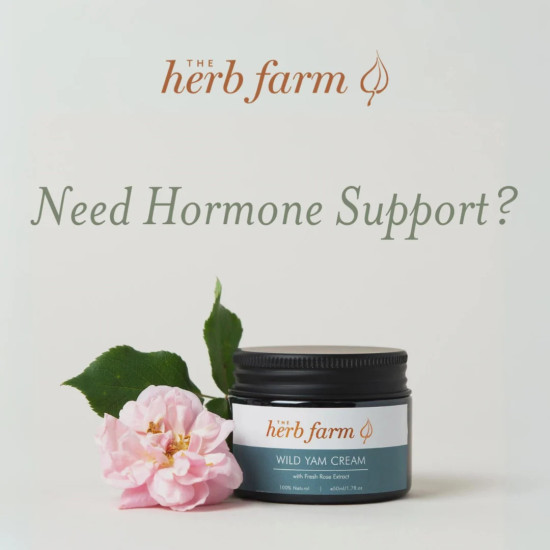 Herb Farm Wild Yam Cream 50ml - hormonal support