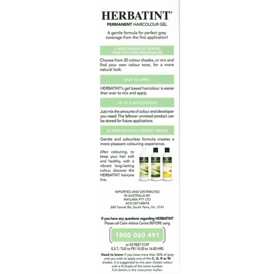 Herbatint Permanent Haircolour Gel | Hair Dyes - 8D Light Golden Blonde