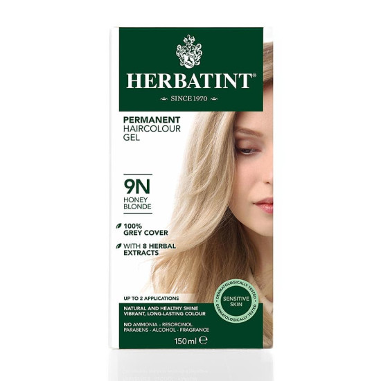 Herbatint Permanent Haircolour Gel - Honey Blonde 9N