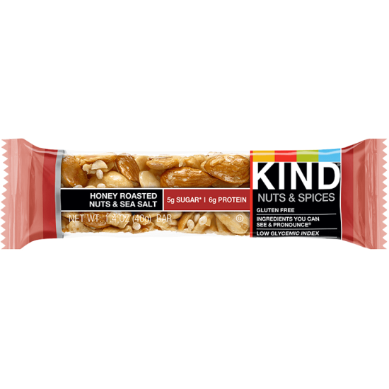 Kind Nut Bars Honey Roasted Nuts & Sea Salt 40g