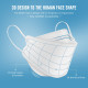 KN95 Face Masks 3D White