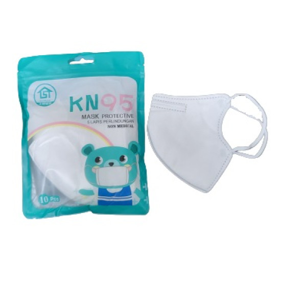 KN95 Kids Face Masks - White Colour