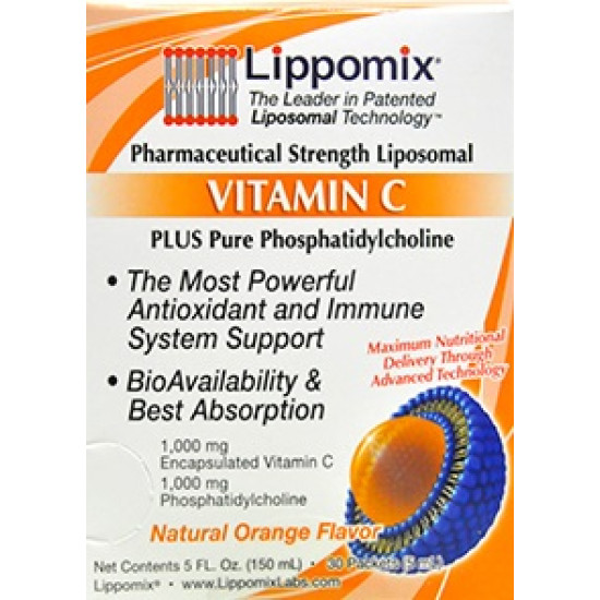 Lippomix Liposomal Vitamin C 1000mg 30 Sachets