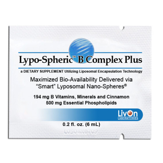 Livon Labs Lypo-Spheric B Complex Plus 30 Pack 6ml Each