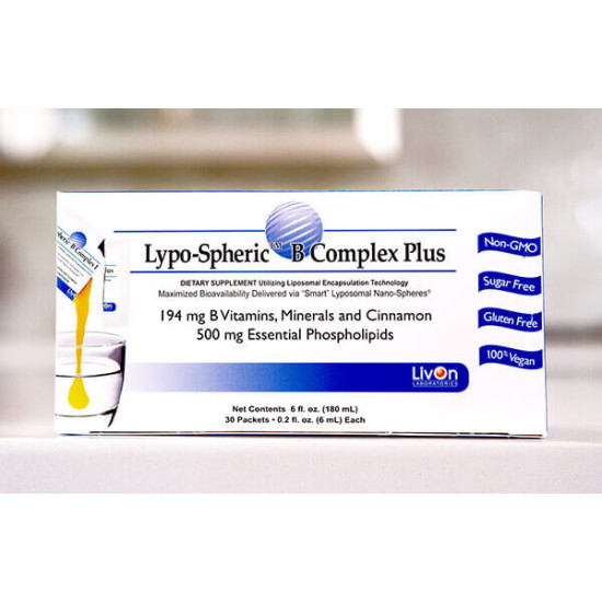 Livon Labs Lypo-Spheric B Complex Plus 30 Pack 6ml Each