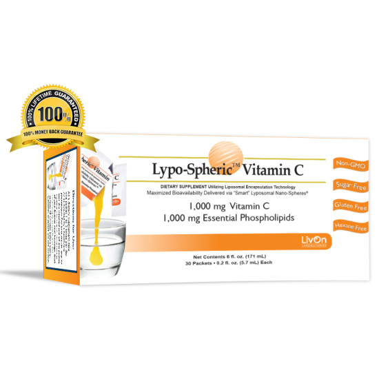 LivOn Labs Lypo-Spheric Vitamin C 30 Pack 5.7ml Each