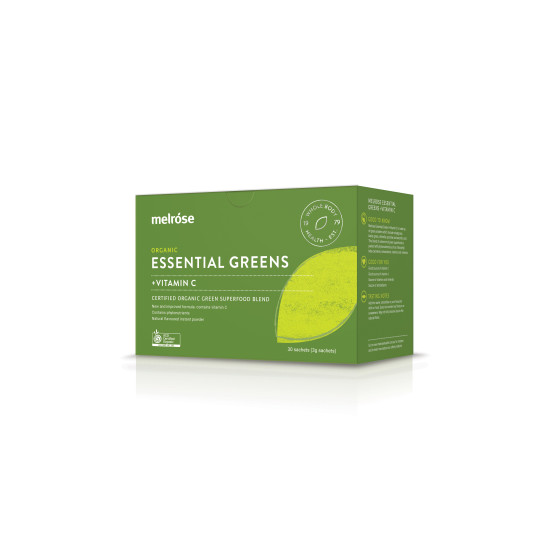 Melrose Organic Essential Greens with Vitamin C 30 x 3g Sachets