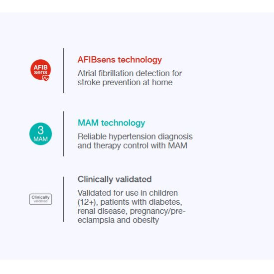 Blood Pressure Monitor B3 AFIB - Atrial Fibrillation AF Detection