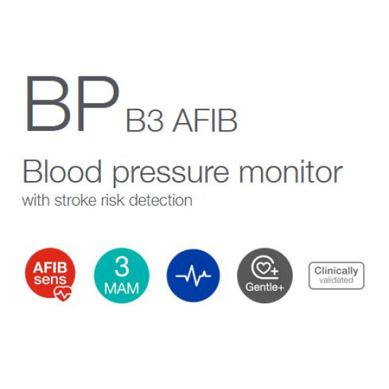 Blood Pressure Monitor B3 AFIB - Atrial Fibrillation AF Detection