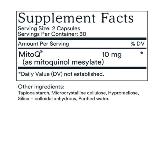 MitoQ Antioxidant 5mg - Pure & Original