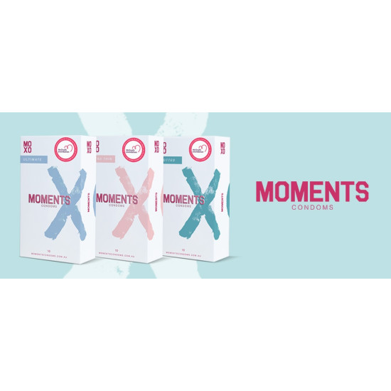 Moments Condoms Ultra Thin 53mm Width 10s