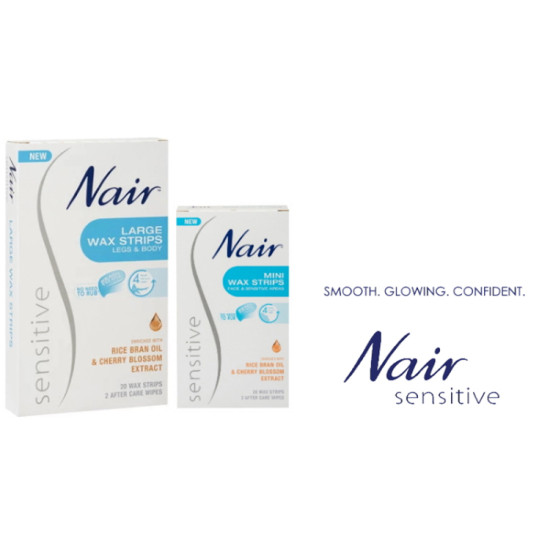 Nair Sensitive Large Wax Strips