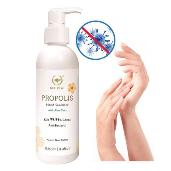 Bee Kiwi Alcohol with Propolis Hand Sanitiser 250ml