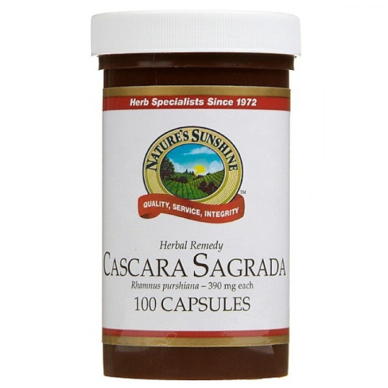 Nature's Sunshine Cascara Sagrada 100 Capsules