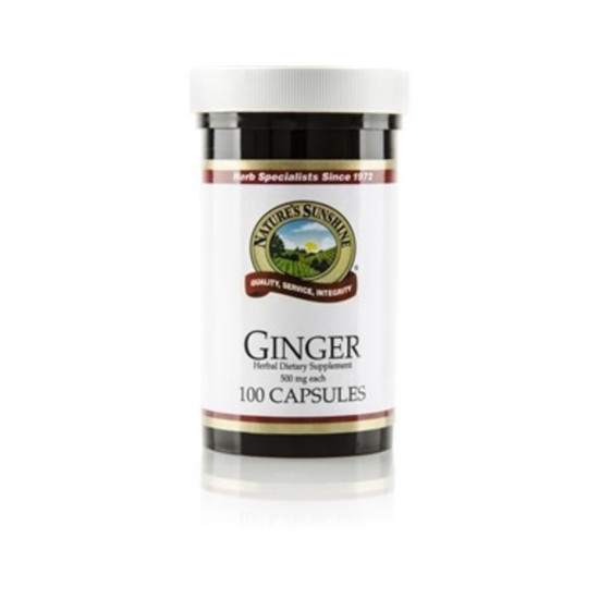 Nature's Sunshine Ginger 100 Capsules