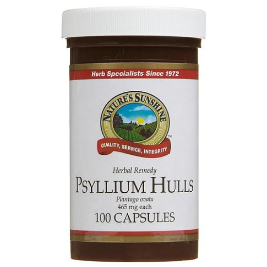 Nature's Sunshine Psyllium Hulls 100 Capsules