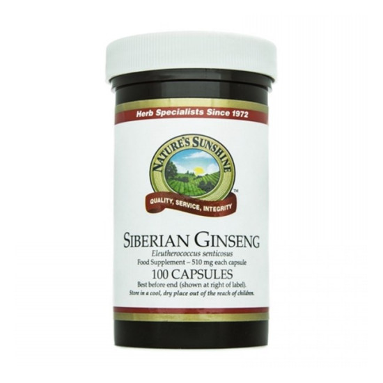 Nature's Sunshine Siberian Ginseng 100 Capsules