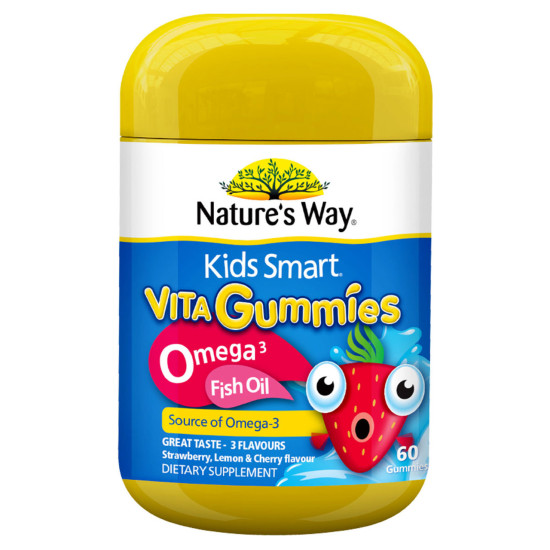 Nature's Way Kids Smart Vita Gummies Omega-3 Fish Oil 60s