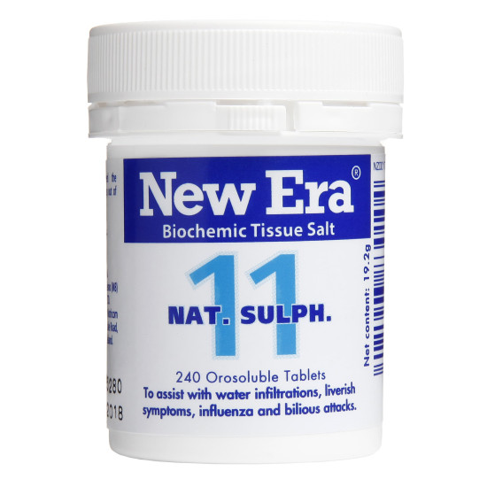 New Era Tissue Salt No.11 Nat. Sulph. 240 Tablets