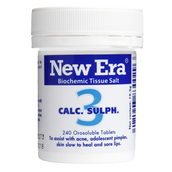 New Era Tissue Salt No.3 Calc. Sulph. 240 Tablets