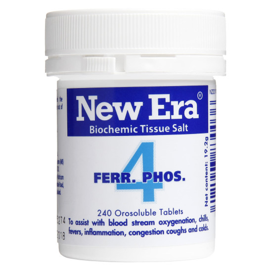 New Era Tissue Salt No.4 Ferr. Phos. 240 Tablets