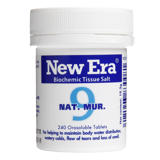 New Era Tissue Salt No.9 Nat. Mur. 240 Tablets