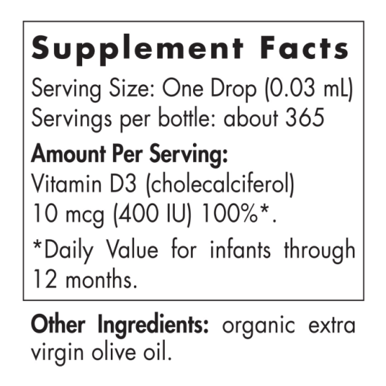  Baby's Vitamin D3 11ml