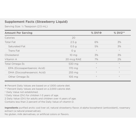 Children's DHA Liquid Strawberry Flavour