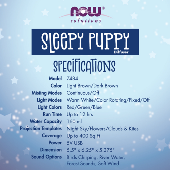 Now Foods Sleepy Puppy Ultrasonic USB Diffuser