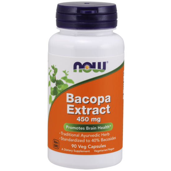 Now Foods Bacopa Extract 450mg 90 Capsules